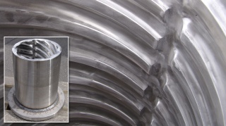 Schweißnähte geschliffen