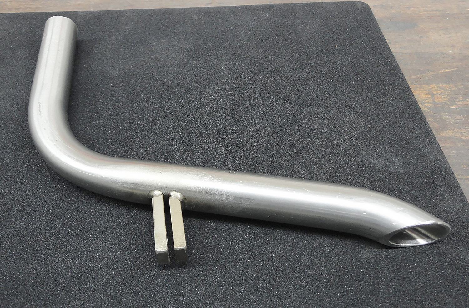 mit Glasperlen gestrahlt